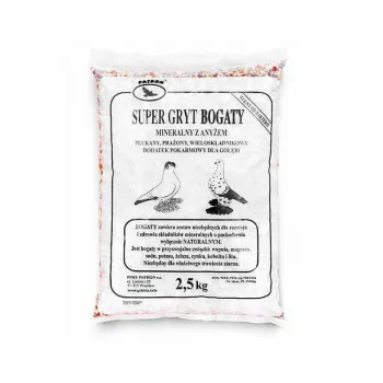 PATRON - Super Gryt Bogaty - dla gołebi 2,5 kg